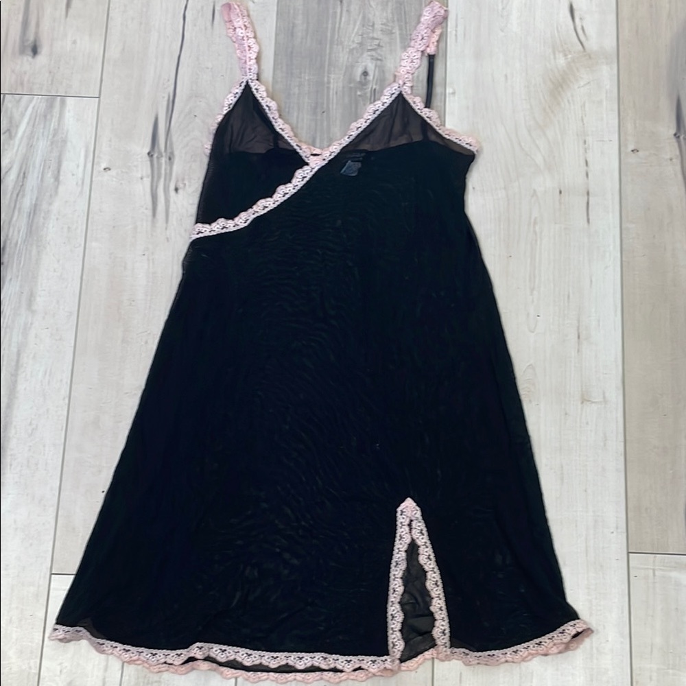 Cosabella Black Sheer Nightgown, size medium.
